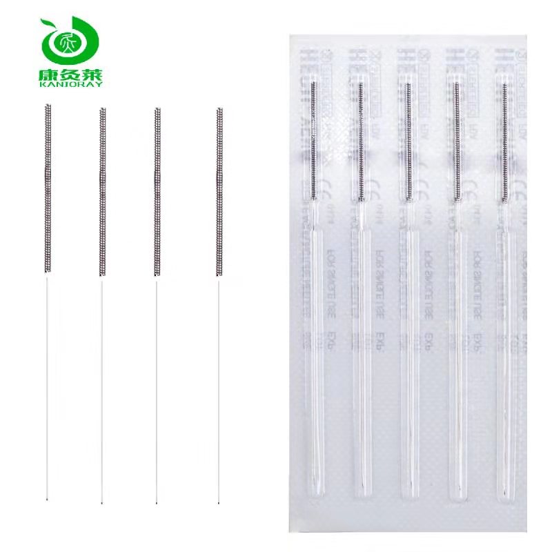 All steel flat handle needle